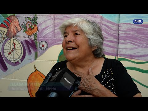 Nota Luisa Martínez, vecina de Villa de Merlo Nota Luisa Martínez, vecina de Villa de Merlo