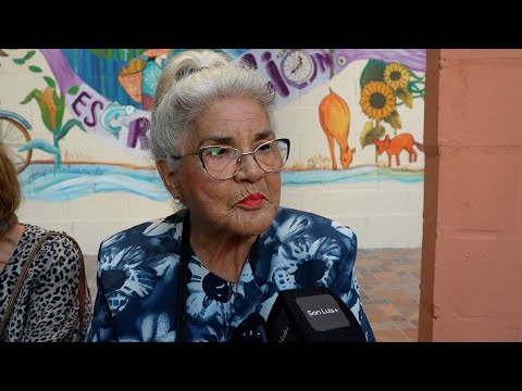 Nota Sara Suárez, vecina de Villa de Merlo Nota Sara Suárez, vecina de Villa de Merlo