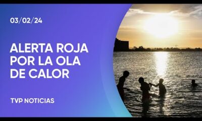 Ola de calor: alerta roja en gran parte del paÃ­s