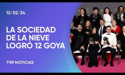 Premios Goya: La sociedad de la nieve, gran ganadora en una noche con mensaje