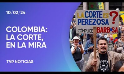 Protestas en Colombia conta la Corte Suprema