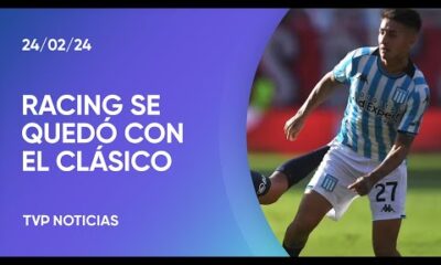 Racing venciÃ³ 1-0 a Independiente con gol de Maravilla MartÃ­nez y se quedÃ³ con el ClÃ¡sico