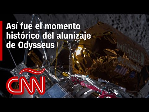 Resumen de la histórica misión de Odysseus: “Estamos en la superficie de la Luna”