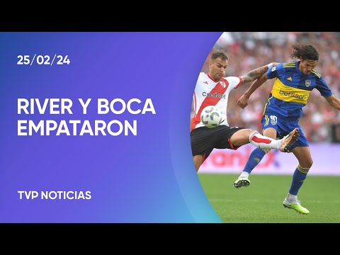 River empatÃ³ con Boca en el primer SuperclÃ¡sico del aÃ±o