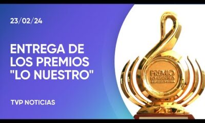 Se entregaron los premios “Lo Nuestro”