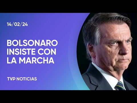 Tensión en Brasil: Bolsonaro llama a marchar Tensión en Brasil: Bolsonaro llama a marchar
