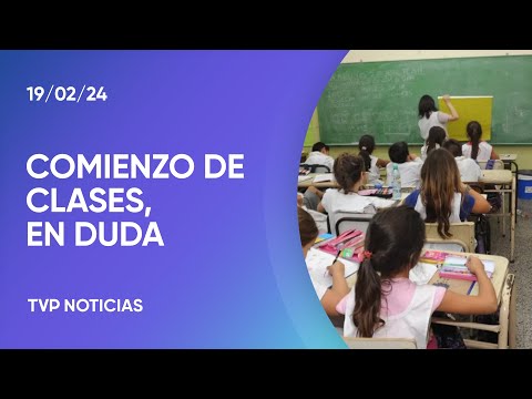Tensión en la previa al inicio del ciclo lectivo 2024 Tensión en la previa al inicio del ciclo lectivo 2024