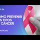 Tipos comunes de cÃ¡ncer