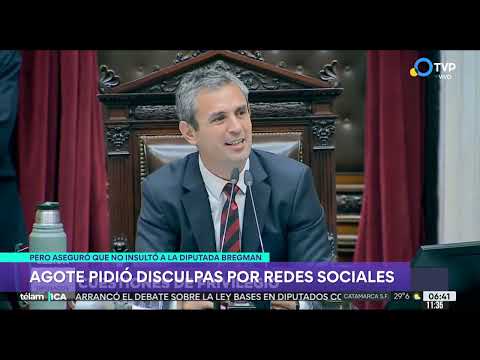 Tomás Agote, quién insultó a una diputada, pidió perdón en redes sociales Tomás Agote, quién insultó a una diputada, pidió perdón en redes sociales