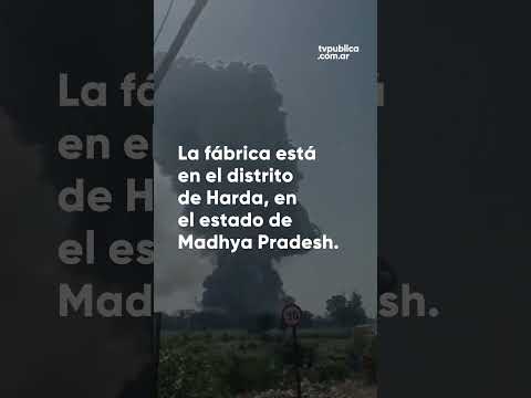 Trágica explosión en la India Trágica explosión en la India