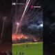 ¡TREMENDO! Lluvia de fuegos artificiales de los hinchas de Belgrano en Alberdi 💥