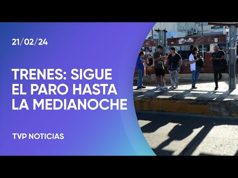 Trenes: sigue el paro hasta la medianoche Trenes: sigue el paro hasta la medianoche