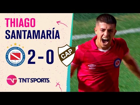 ¡UN TELEDIRIGIDO! 🚀 El gol de Thiago Santamaría para Argentinos ante Platense