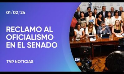 UniÃ³n por la Patria denuncia que Villarruel rechazÃ³ el pedido de sesiÃ³n especial por el DNU