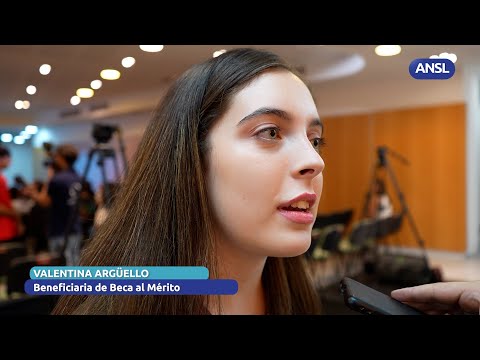 Valentina Argüello, beneficiaria de la Beca al Mérito