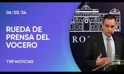 Adorni dijo que el pacto con los gobernadores busca “garantizar el bien de los argentinos”