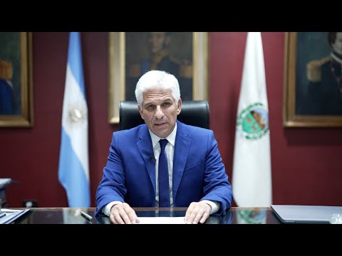 Anuncios del Gobernador Claudio Poggi