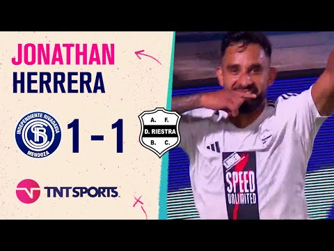 Apareció Jonathan #Herrera para igualar el marcador entre #IndependienteRivadavia y #Riestra