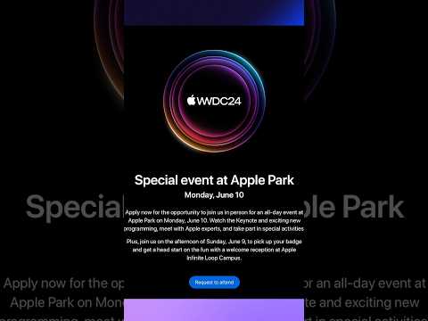 Apple nos da la fecha de su gran evento WWDC 2024 #shortsyoutube Apple nos da la fecha de su gran evento WWDC 2024 #shortsyoutube