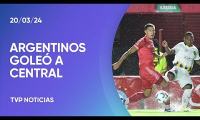 Argentinos Juniors goleÃ³ a Rosario Central para liderar la zona A