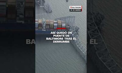 Así quedó un puente de Baltimore tras el derrumbe