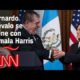 Bernardo Arévalo califica como “muy buena” su reunión con Kamala Harris en Estados Unidos