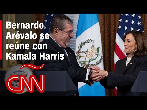 Bernardo Arévalo califica como «muy buena» su reunión con Kamala Harris en Estados Unidos Bernardo Arévalo califica como «muy buena» su reunión con Kamala Harris en Estados Unidos