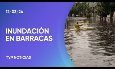 CABA: inundaciÃ³n y daÃ±os por la intensa lluvia en Barracas