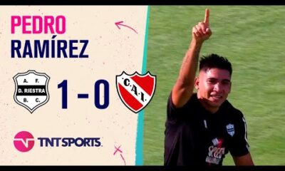 Cabezazo de Pedro Ramírez y #Riestra ya lo gana ante #Independiente