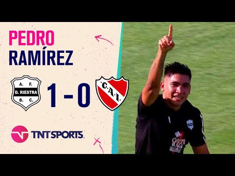 Cabezazo de Pedro Ramírez y #Riestra ya lo gana ante #Independiente Cabezazo de Pedro Ramírez y #Riestra ya lo gana ante #Independiente