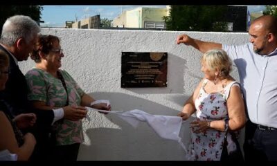 CALUDIO POGGI, INAGURACIÓN DE LA PLAZA JUAN IGNACIO GURRUCHAGA VILLA MERCEDES