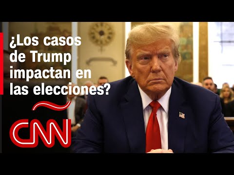 ¿Cómo impactan en las elecciones los casos judiciales que enfrenta Trump?