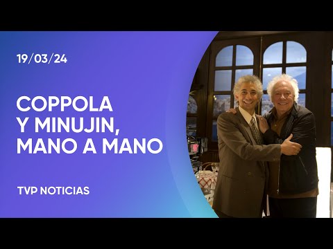 Coppola y Minujin: un duelo entre «representantes» Coppola y Minujin: un duelo entre «representantes»