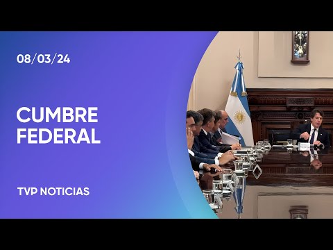 Cumbre con gobernadores en Casa Rosada Cumbre con gobernadores en Casa Rosada