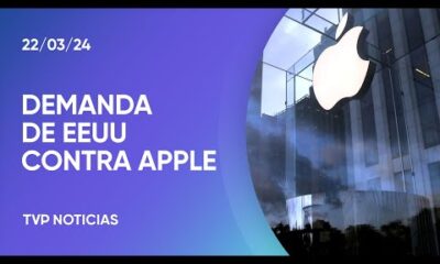 EE UU denuncia a Apple por monopolizar el mercado de celulares