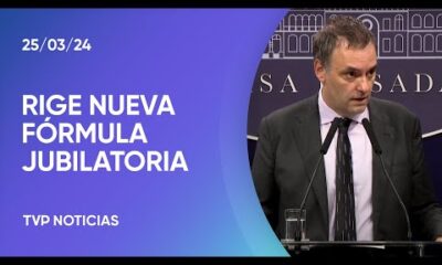 El Gobierno confirmÃ³ que la nueva fÃ³rmula jubilatoria regirÃ¡ desde abril