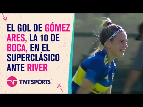 El gol de Camila Gómez Ares para #Boca en el Superclásico ante #River ⚽
