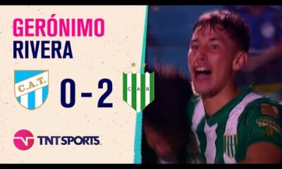 El gol de Gerónimo #Rivera para el segundo de #Banfield ante #AtléticoTucumán