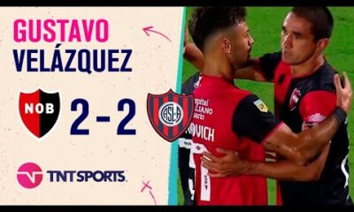 El gol de Gustavo Velázquez que le dio el empate a #Newells contra #SanLorenzo