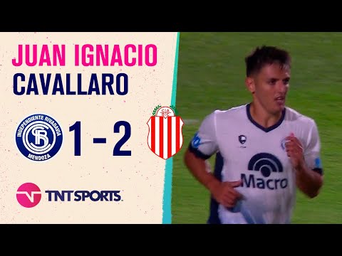 El gol del descuento de Cavallaro para Independiente Rivadavia ante Barracas Central