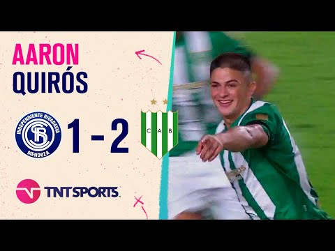 El GOLAZO de tiro libre de Quirós para que Banfield se ponga al frente ante Independiente Rivadavia El GOLAZO de tiro libre de Quirós para que Banfield se ponga al frente ante Independiente Rivadavia