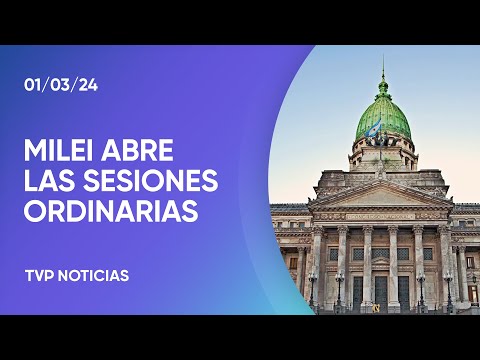 El presidente Javier Milei inaugura por primera vez el perÃodo de sesiones ordinarias del Congreso El presidente Javier Milei inaugura por primera vez el perÃodo de sesiones ordinarias del Congreso
