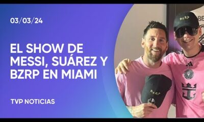 El show de Messi, SuÃ¡rez y BZRP en Miami