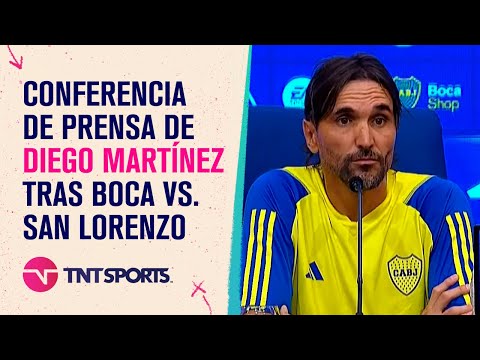 EN VIVO: Diego Martínez habla en conferencia de prensa tras Boca vs. San Lorenzo