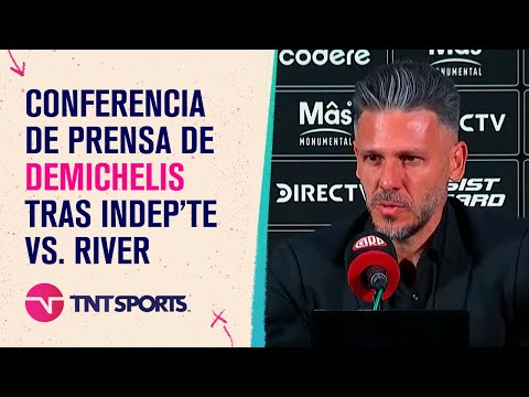 EN VIVO: Martín Demichelis habla en conferencia de prensa tras Independiente vs. River