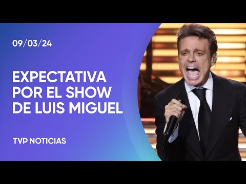 Expectativa por el show de Luis Miguel