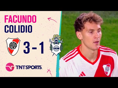 Facundo #Colidio estiró la ventaja para #River y liquidó el encuentro ante #Gimnasia