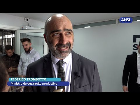 Federico Trombotto, Ministro de Desarrollo Productivo. Visita Servet