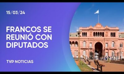 Francos se reuniÃ³ con diputados en Casa Rosada