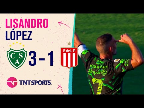 Golazo de Lisandro López para sellar el triunfo de #Sarmiento ante #Estudiantes en Junín